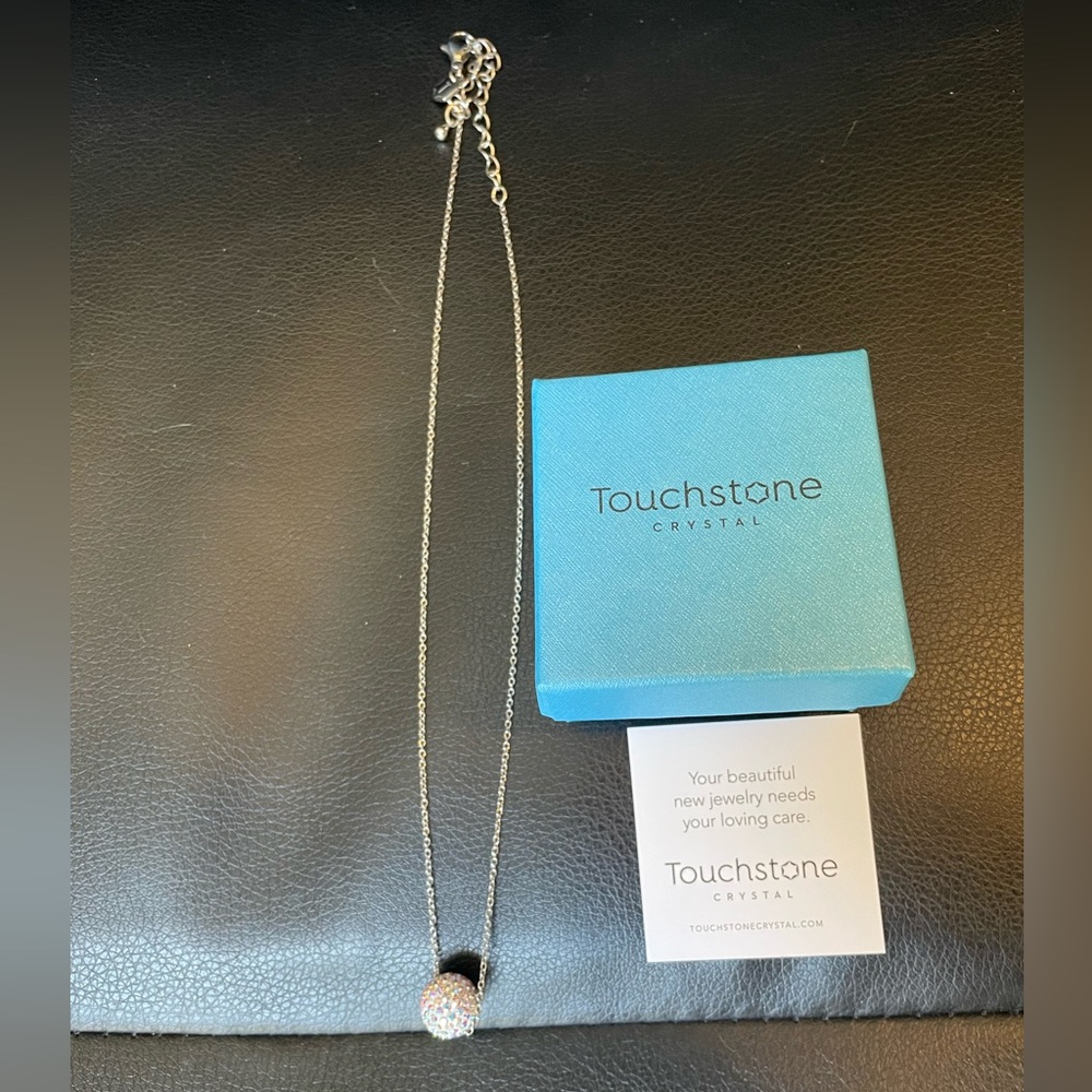 Touchstone Crystal by Swarovski Pave ball Aurora